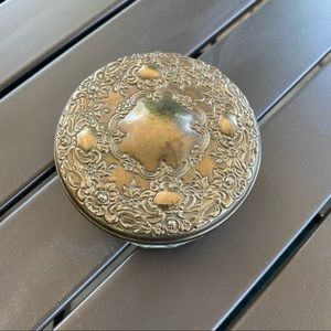 Vintage powder jar with mirror